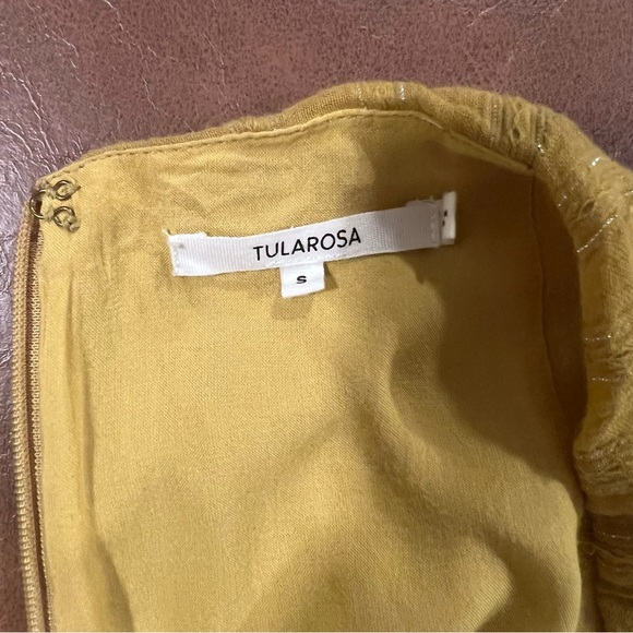 TULAROSA Pear Yellow Cameron High Waisted Cotton Maxi Skirt Size Small - Picture 14 of 15